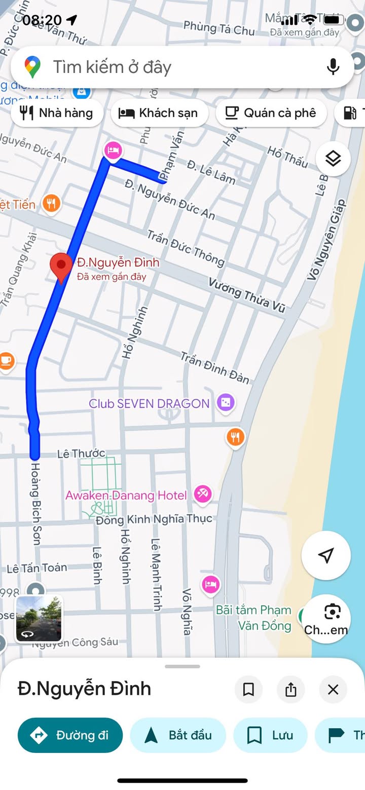 Lô đất mặt tiền Nguyễn Đình, Sơn Trà, Đà Nẵng 77m² - Đầu tư sinh lời cao!