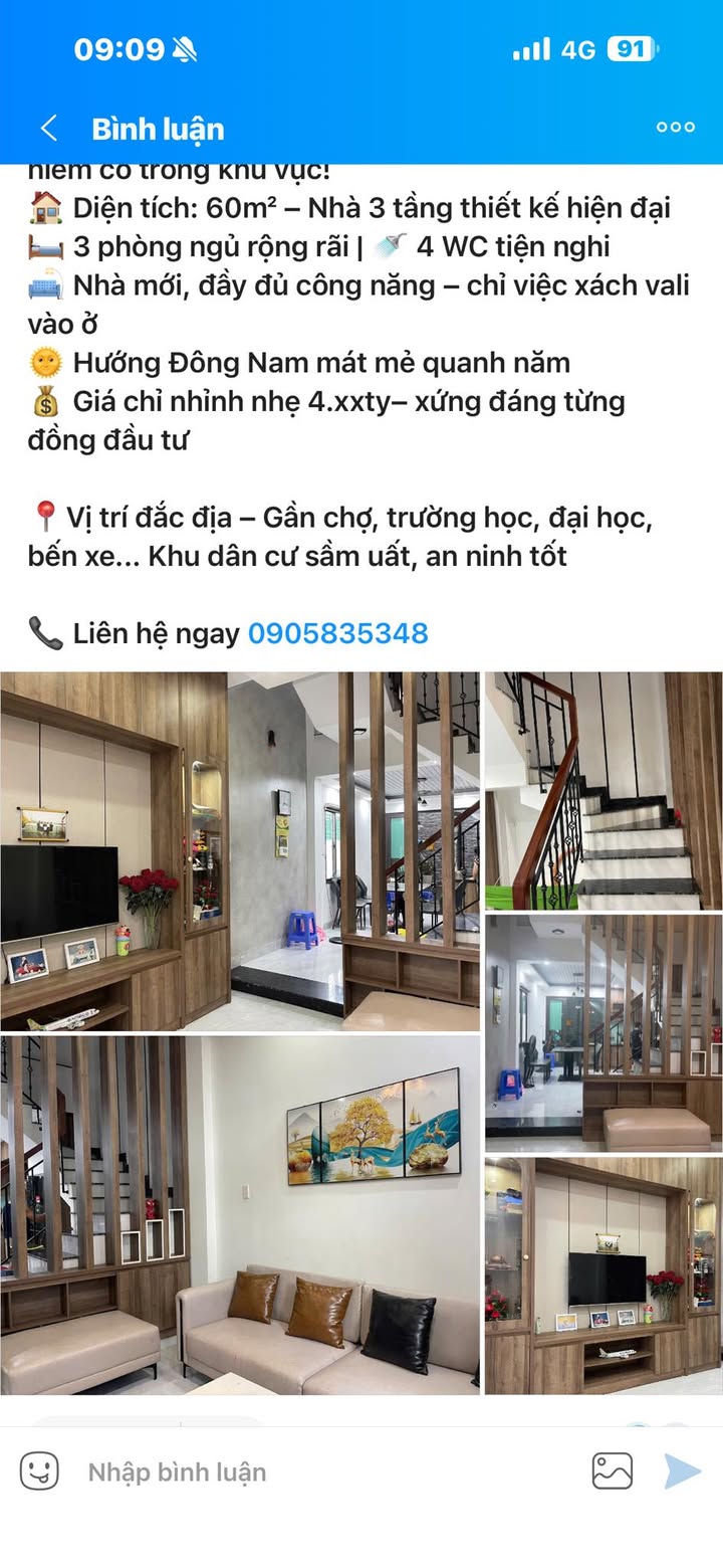 Nhà 3 tầng mới Tôn Đức Thắng, Liên Chiểu 60m² - Ô tô tránh, vào ở ngay!