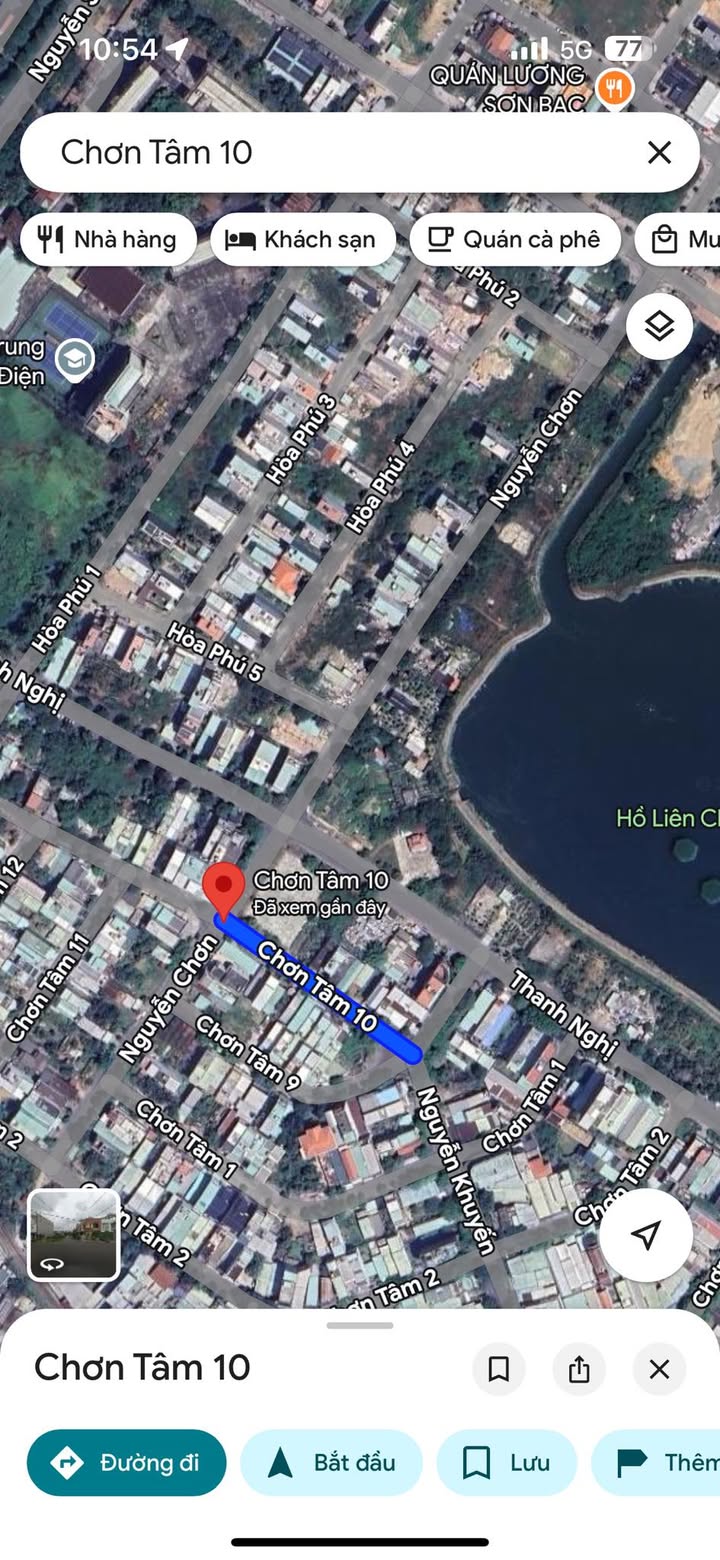 Nhà cấp 4 đường Chơn Tâm 10, quận Liên Chiểu, Đà Nẵng 80m² giá 5 tỷ - Cơ hội đầu tư hấp dẫn!