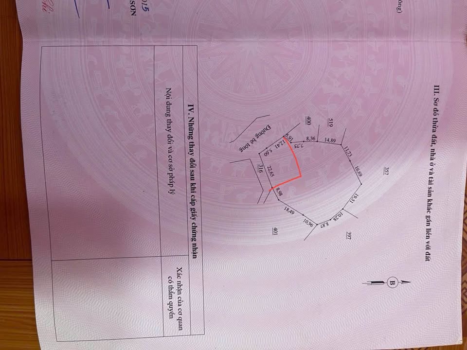 Đất thổ cư 510m² tại Cao Dương, Lương Sơn - Mặt tiền 14m, view cánh đồng lý tưởng!