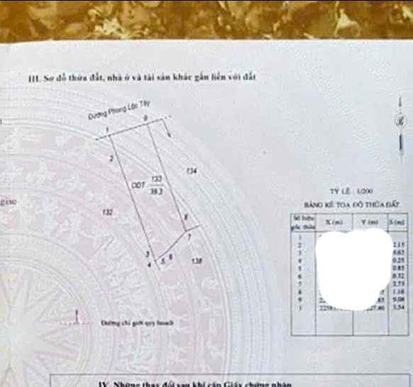 Nhà cấp 4 mặt đường Phong Lộc Tây 39m² giá 1.6 tỷ - Kinh doanh tốt với mặt tiền rộng!