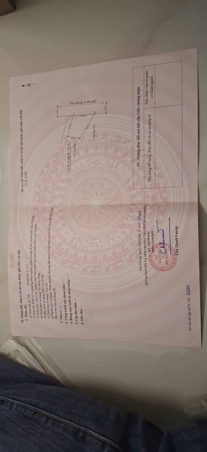 Bán đất mặt đường Xuân Diệu, Hòa Nghĩa, Dương Kinh - Diện tích 120.5m², giá 2.59 tỷ - Kinh doanh sầm uất!