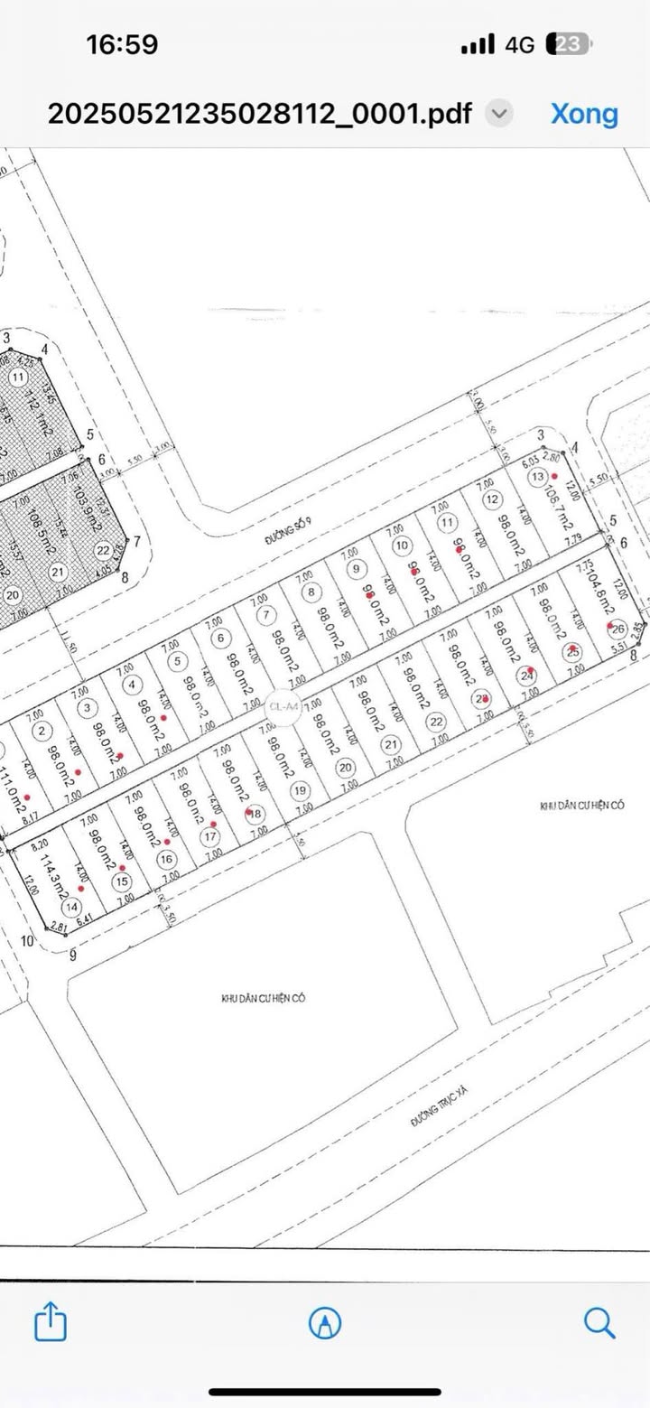 Đất nền Đông Thọ, Thái Bình 98m² giá 950 triệu - Cơ hội đầu tư hấp dẫn!