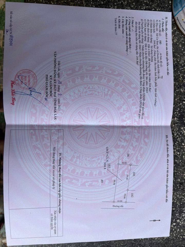 Đất thổ cư phường Cư Bao 300m² giá 500 triệu - Cơ hội đầu tư hấp dẫn!