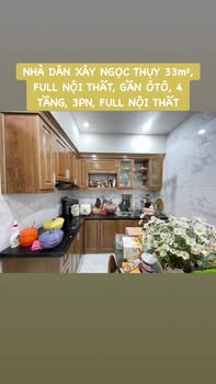 Nhà riêng Ngọc Thụy 33m² giá 7.25 tỷ - Full nội thất, gần ô tô!