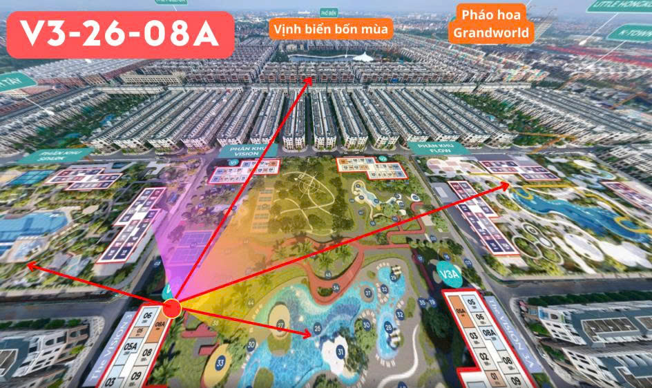 Căn hộ Masteri Era Landmark 91,2m² giá 7.309 tỷ - Căn góc view triệu đô