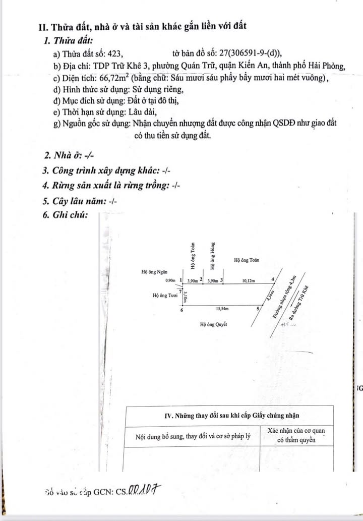 Đất nền Kiến An 66.72m² giá 3.5 tỷ - Tiềm năng kinh doanh lớn!