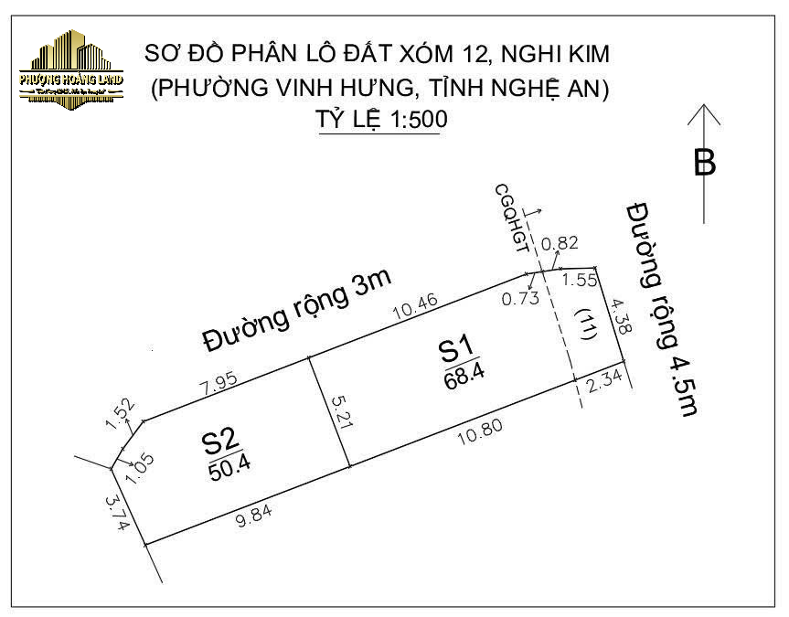 Đất nền Xóm 12 Nghi Kim, Phường Vinh Hưng 68,4m² - Vị trí đắc địa, giá chỉ từ 900 triệu!