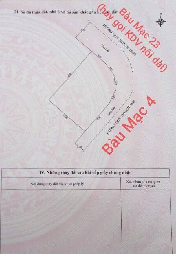 Đất 2 mặt tiền Bàu Mạc 4, Liên Chiểu 218m² - Hàng hiếm, giá tốt!