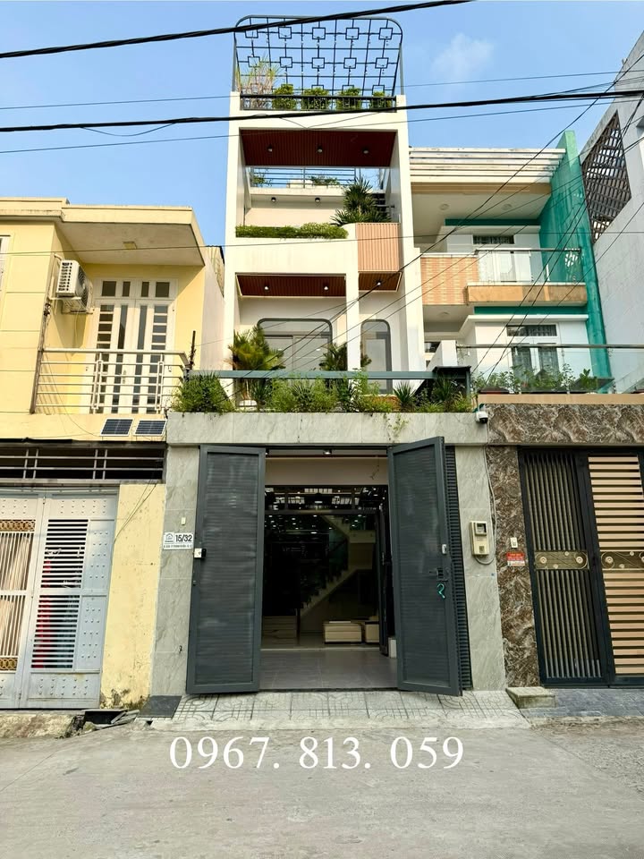 Nhà phố đường Tô Ngọc Vân, quận 12, 80m² giá 6.75 tỷ - Hẻm thông xe hơi, thiết kế hiện đại!