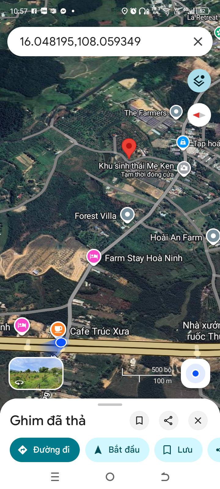 Đất vườn Hòa Ninh Đà Nẵng 3000m² giá 1 tỷ - Cơ hội vàng đầu tư!