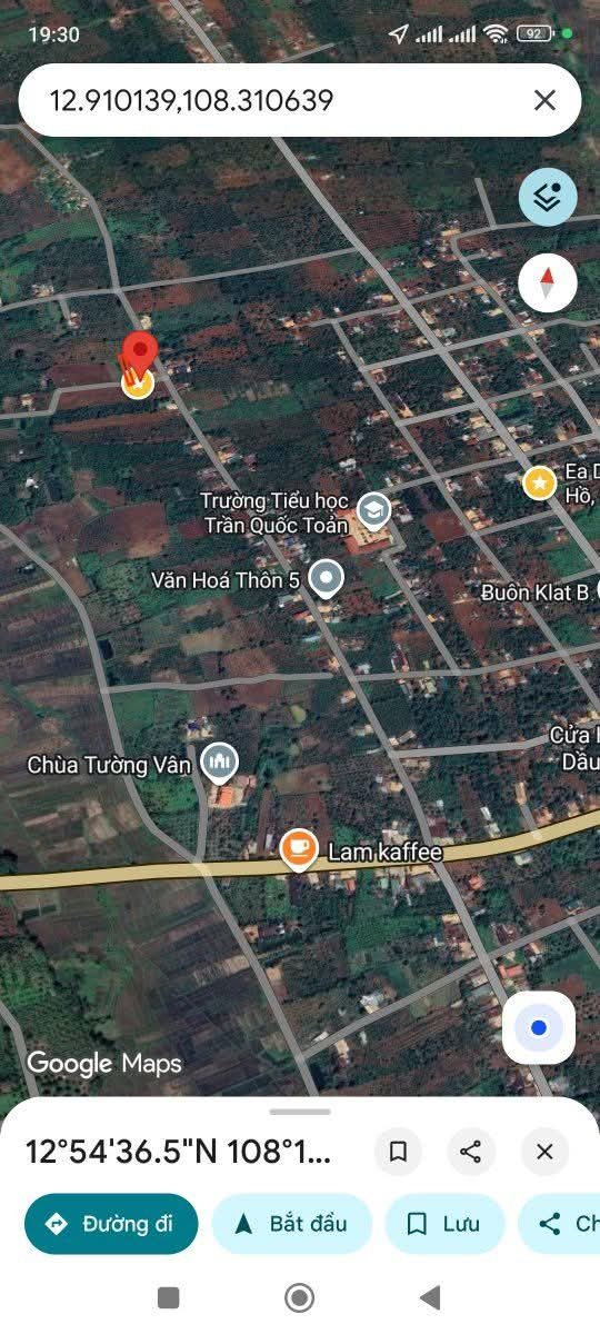 Đất nền thổ cư 80m² tại Thôn 5, xã Ea Drong, Đắk Lắk - Giá chỉ 250 triệu!