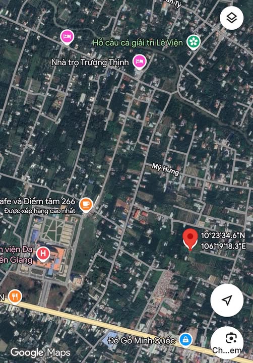 Đất nền Phước Thạnh, Mỹ Tho 68m² giá 350 triệu - Vị trí đắc địa gần bệnh viện