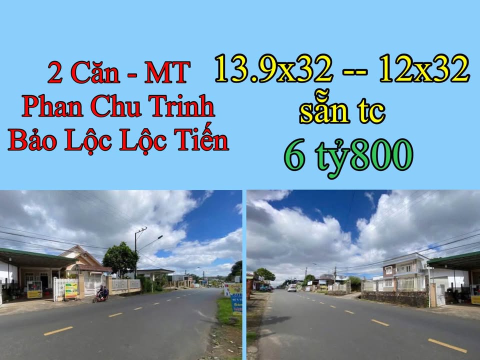Nhà mặt tiền Phan Chu Trinh, Bảo Lộc 444.8m² giá 6.8 tỷ - Cơ hội đầu tư tuyệt vời!