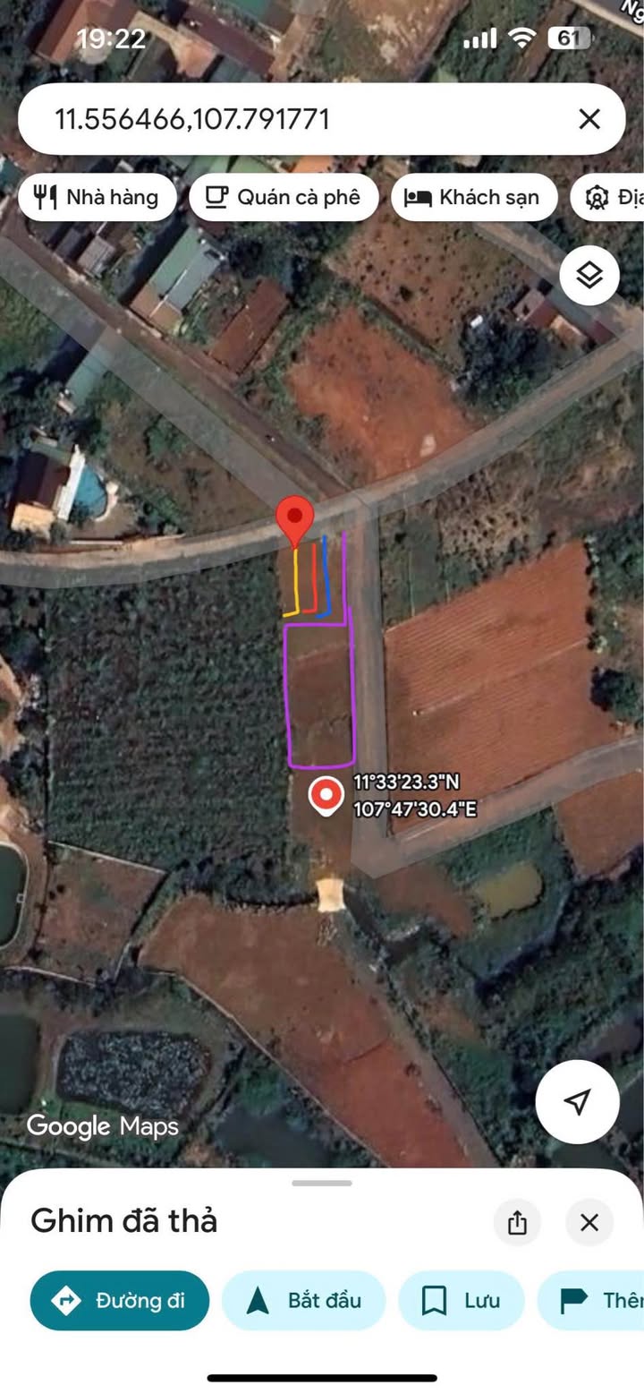 Đất thổ cư đường Nguyễn Trãi, Bảo Lộc 100m² giá chỉ 1.2 tỷ - Cơ hội đầu tư tuyệt vời!