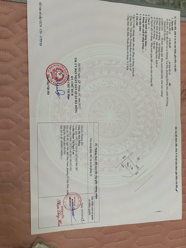 Lô đất dịch vụ La Dương, Hà Đông 50m² giá 13.9 tỷ - Sổ hồng chính chủ!