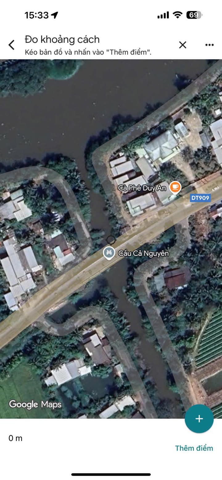 Đất mặt tiền đường nhựa 909, Long Hồ 500m² giá chỉ 2.47 tỷ - Cơ hội đầu tư tuyệt vời!