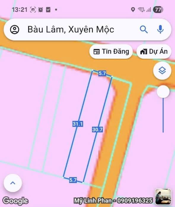 Đất nền Bầu Lâm, Xuyên Mộc 176m² giá 900 triệu - Cơ hội đầu tư tuyệt vời!