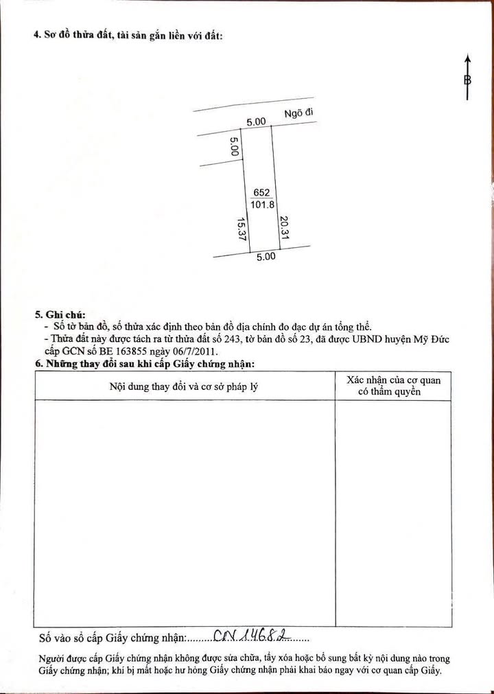 Lô đất Hợp Tiến, Mỹ Đức 101.8m² chỉ 1.6 tỷ - Đầu tư sinh lời ngay!