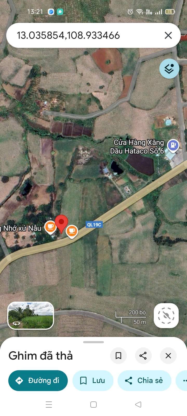 Đất nền khu An Hòa, xã Đức Bình Tây, huyện Sông Hinh 2498m² giá 1 tỷ - Mặt tiền QL19C