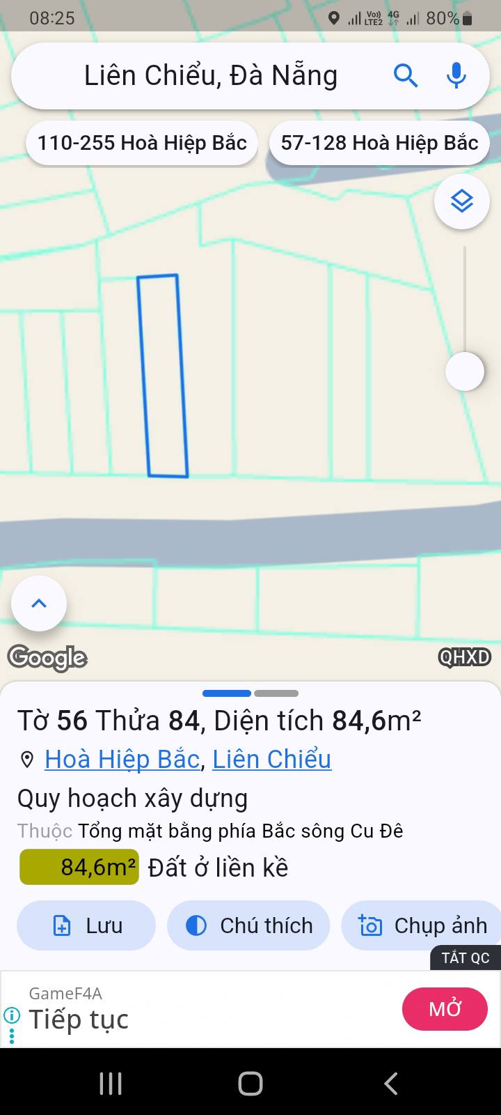 Đất nền kiệt 75 Nguyễn Văn Cừ, Quận Liên Chiểu, 84m² giá 1 tỷ - Cơ hội đầu tư tuyệt vời!