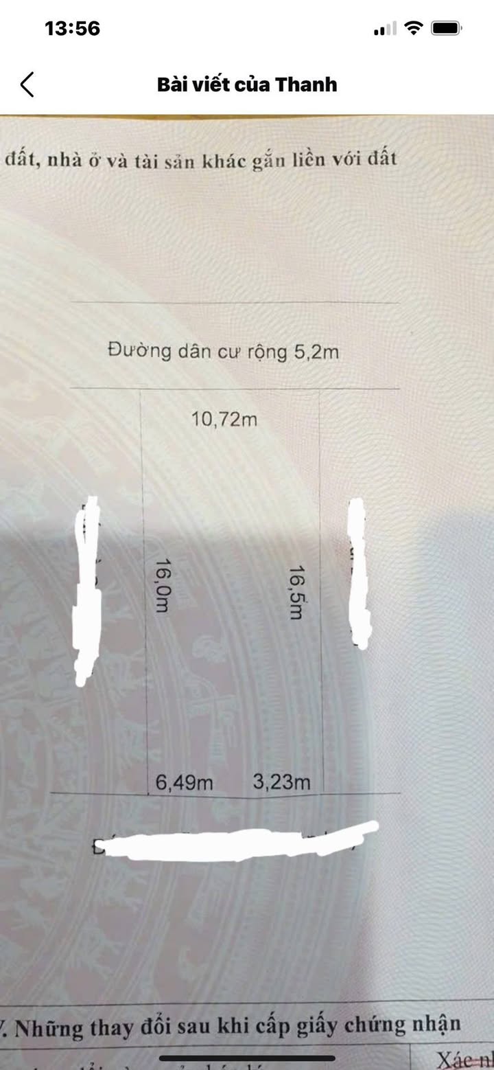 Đất nền Thạch Hưng, TP Hà Tĩnh 166m² giá 2 tỷ - Tiềm năng đầu tư lớn!