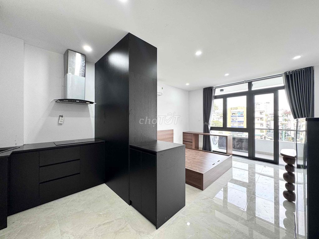 Căn hộ 1PN Trường Sa 40m² giá 9.9 triệu - Ban công view sông cực đẹp!