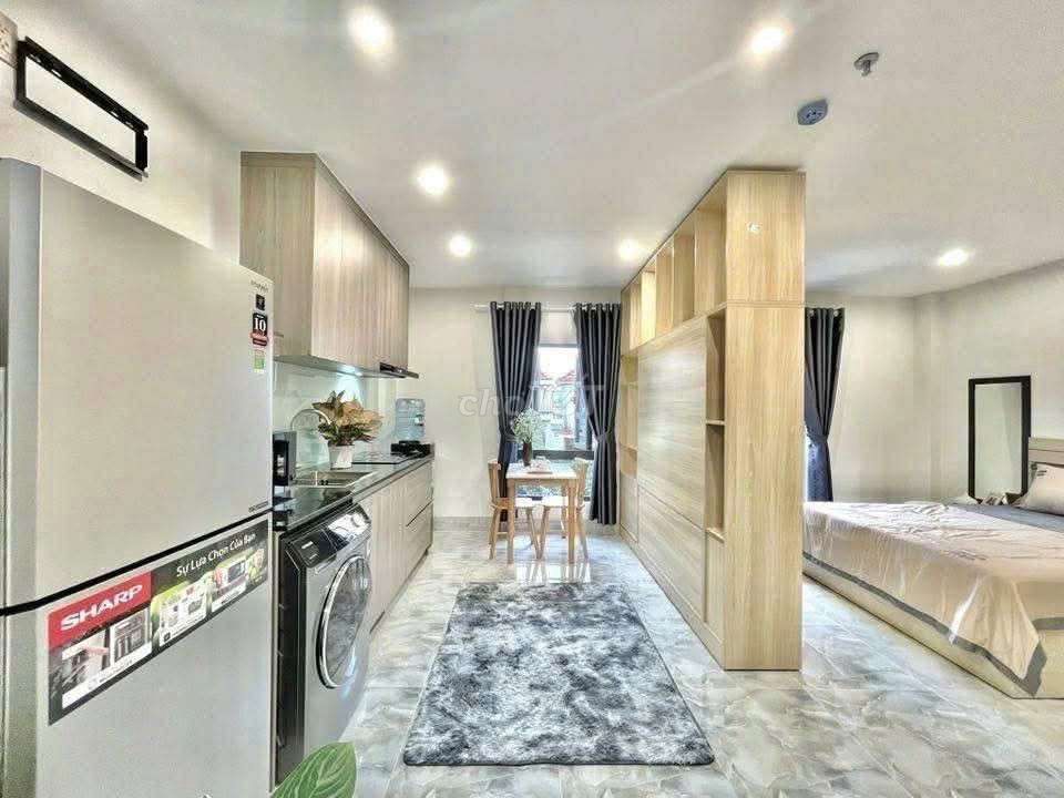 Căn hộ cho thuê quận 7, 30m² giá 6.1 triệu - Phòng ban công máy giặt riêng, pet friendly