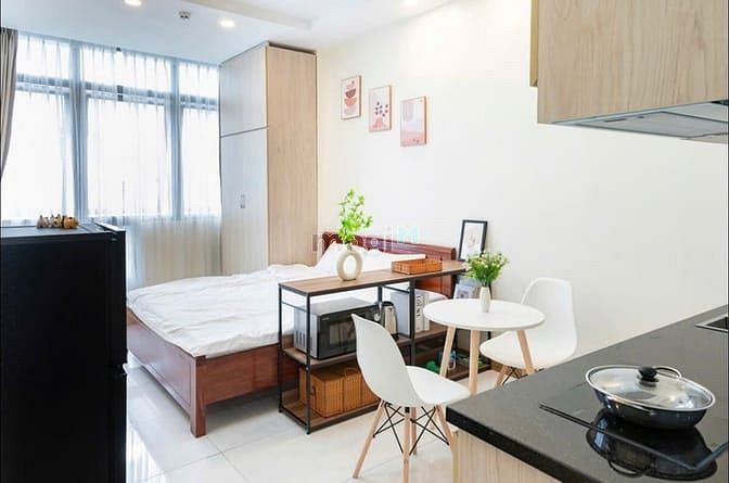 Căn hộ Studio 40m² giá 11 triệu - Nội thất cao cấp gần chợ Tân Định