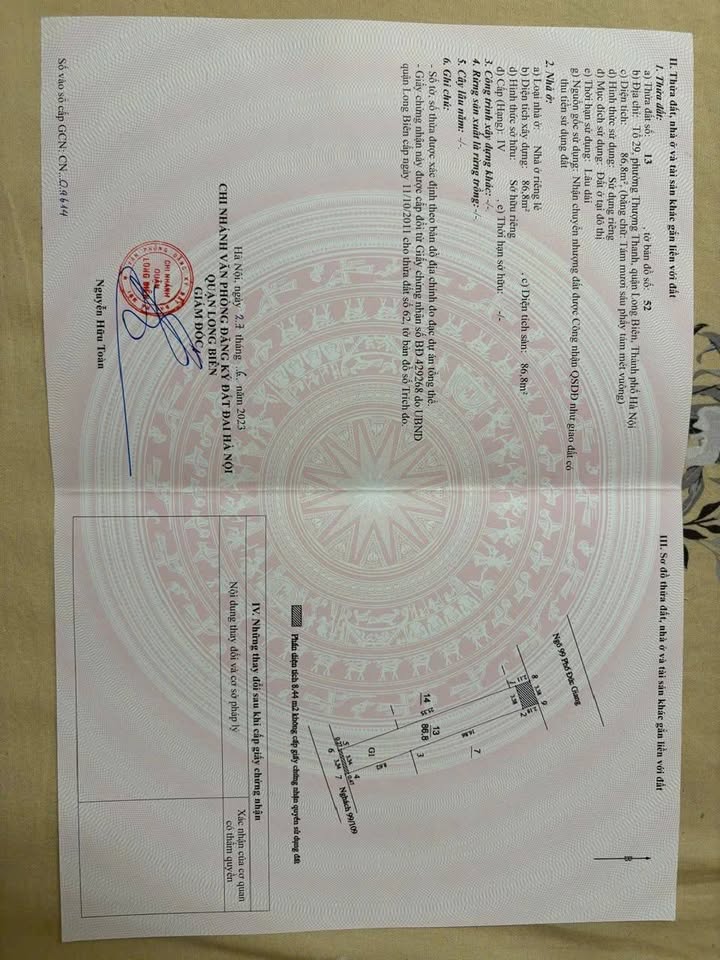 Đất chính chủ Thượng Thanh Long Biên 86.8m² - Cơ hội đầu tư hấp dẫn!