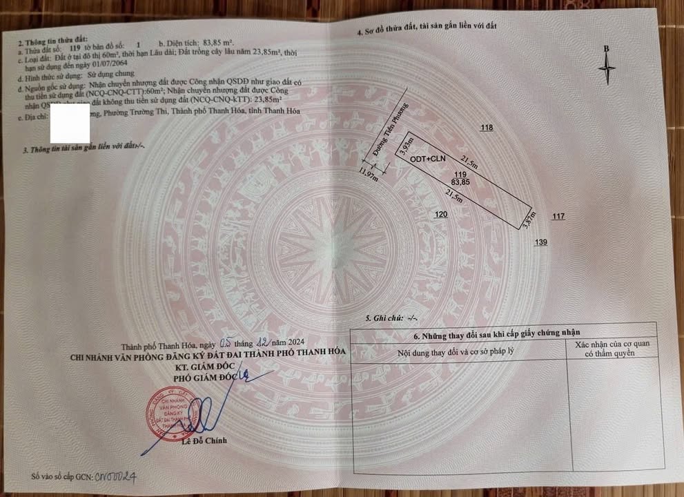 Đất nền Trường Thi 84m² giá chỉ 3.1 tỷ - Cơ hội đầu tư tuyệt vời!