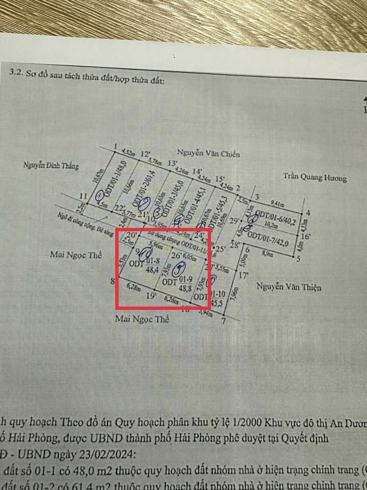 Đất nền Tràng Duệ, An Dương 48m² giá 1.05 tỷ - Sổ đỏ chính chủ, ô tô đỗ cửa!