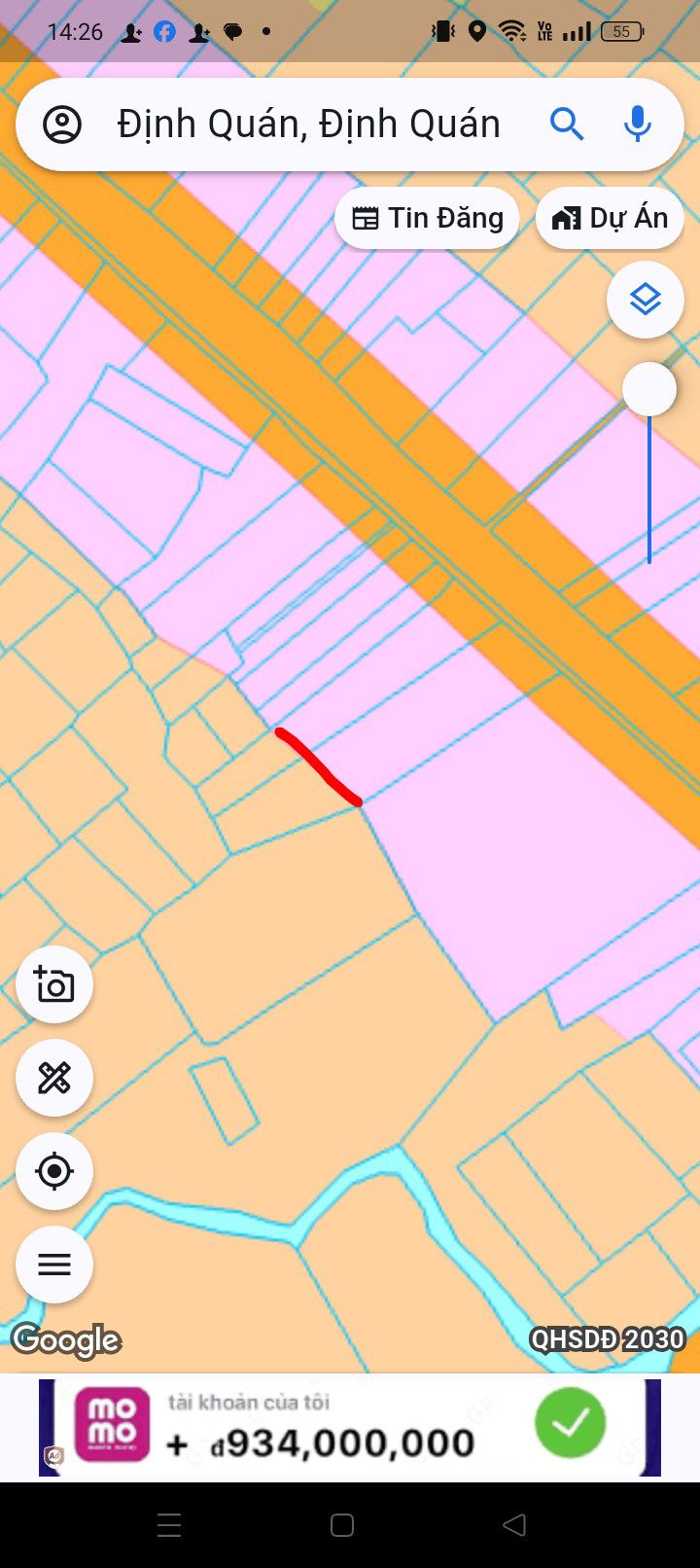 Đất thổ cư 600m² xã Định Quán, Đồng Nai giá 5 tỷ - Cơ hội đầu tư hấp dẫn!