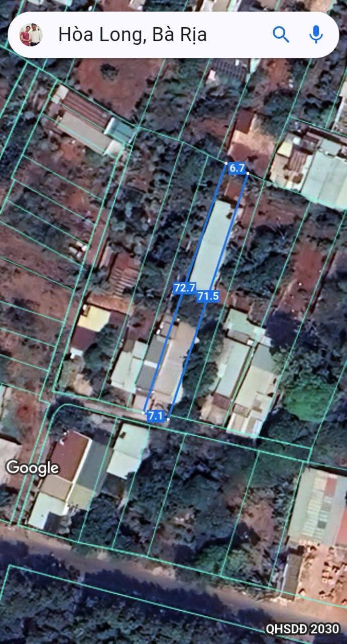 Đất thổ cư Hòa Long, Bà Rịa 503m² giá 2 tỷ - Cơ hội đầu tư lý tưởng!