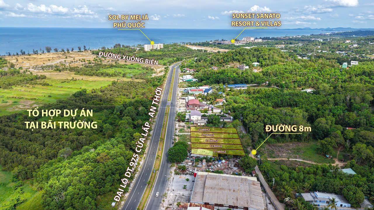 Đất An Thới Phú Quốc 1.120m² giá 22.4 tỷ - Siêu hiếm 2 mặt tiền đường Bảo!