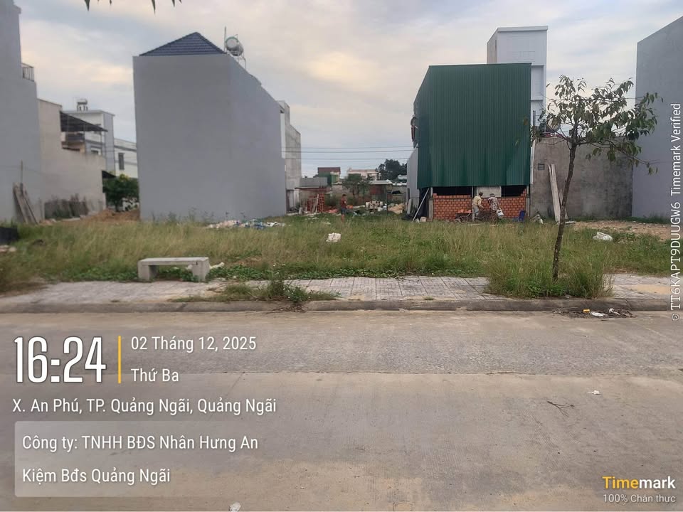 Đất đấu giá Nghĩa Phú, Tư Nghĩa 180m² giá 1.29 tỷ - Hướng Nam thoáng đãng!