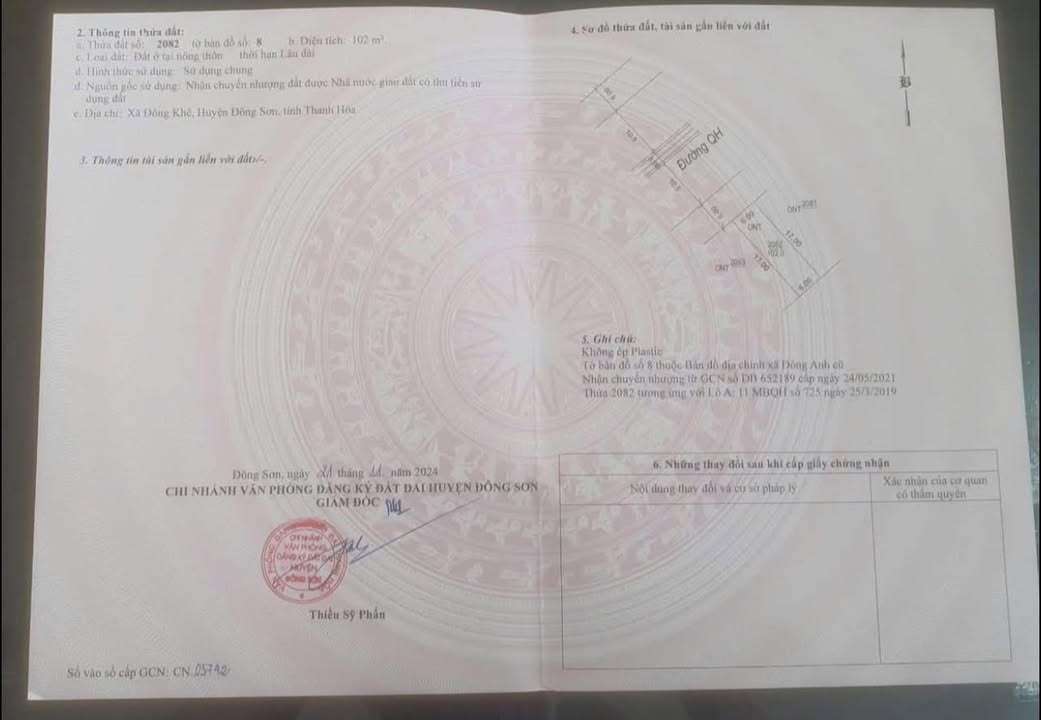 Đất nền dự án Mb 725 Đông Khê 120m² giá chỉ 1.8 tỷ - Cơ hội đầu tư hấp dẫn!