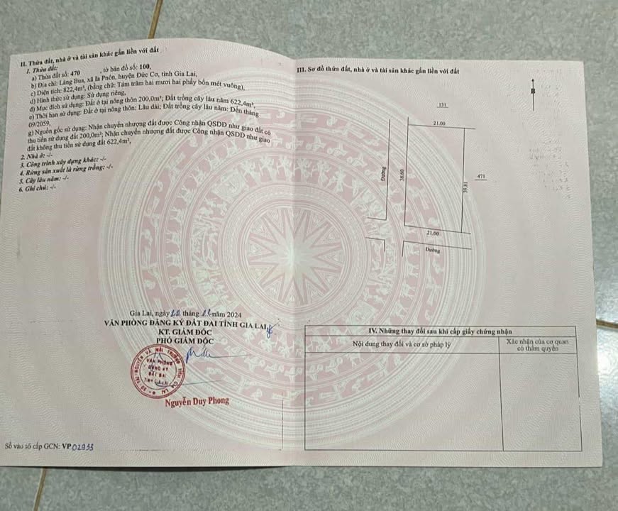 Đất nền đẹp tại xã Ia Pnôn, diện tích 819m², giá chỉ 800 triệu - Cơ hội đầu tư tuyệt vời!