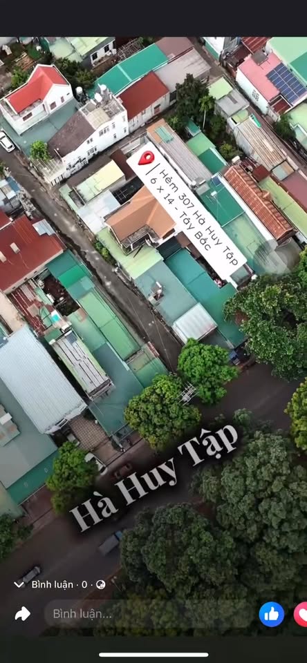 Đất thổ cư Hẻm 307 Hà Huy Tập, Tân Lợi 84m² giá 2.69 tỷ - An ninh tốt, gần nhiều tiện ích!