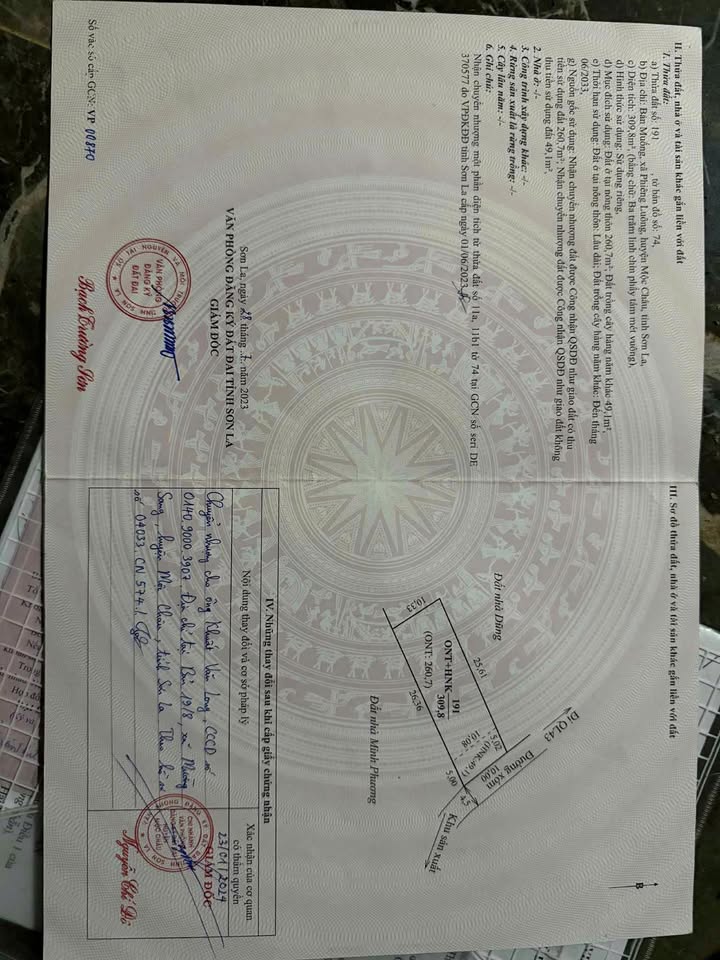 Đất nền Vân Sơn Mộc Châu 300m² giá 2 tỷ - Cơ hội đầu tư tuyệt vời!