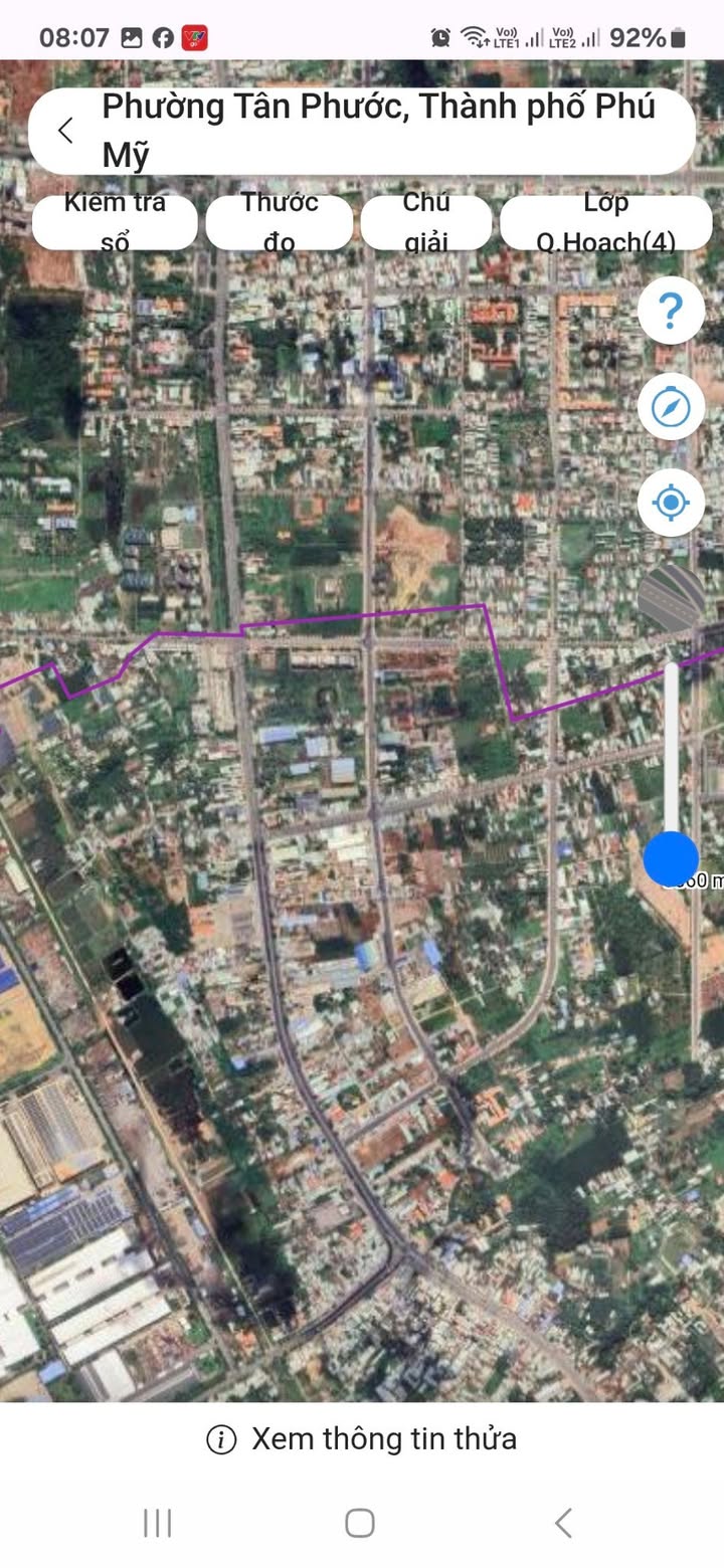 Đất nền Phú Mỹ Bà Rịa - Vũng Tàu 3000m² giá 4 tỷ - Phù hợp làm kho xưởng