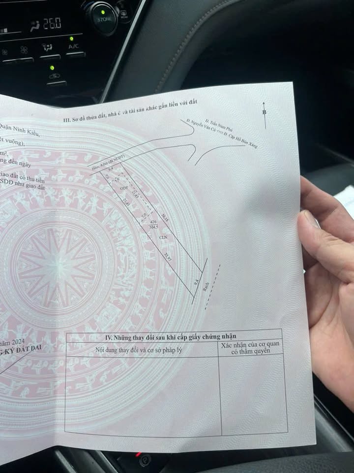 Bán đất Hẻm 9 Trần Nam Phú, Cần Thơ 504m² giá 12 tỷ - Tiềm năng tăng giá cao!