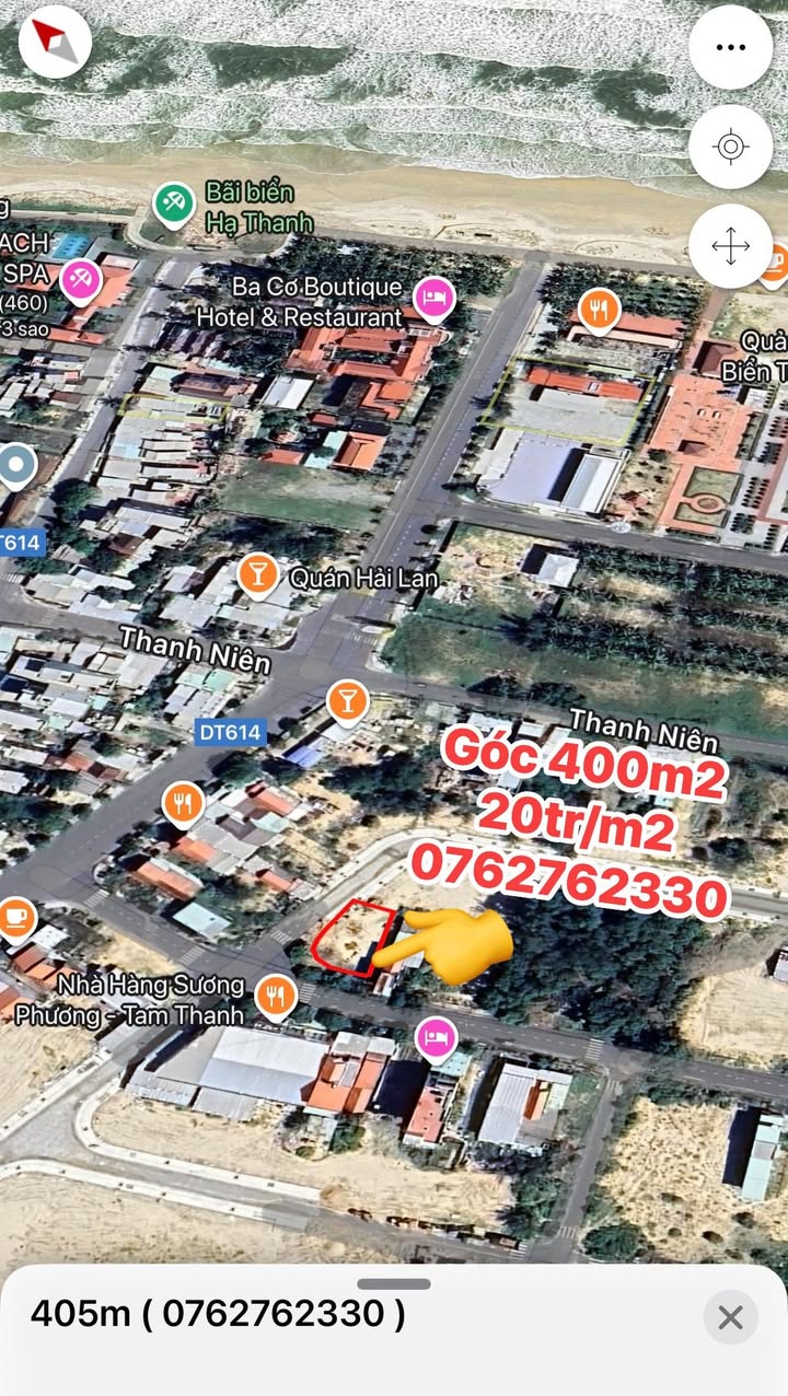 Đất dự án KDC Biển Tam Thanh, Quảng Nam 400m² giá 8 tỷ - Lô góc vàng chỉ 1 phút ra biển!