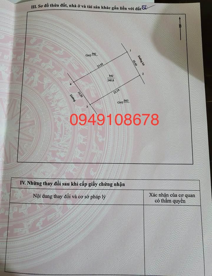 Đất mặt đường 24m tại phường Vinh Lộc, Nghệ An - Diện tích 240,8m², giá thỏa thuận