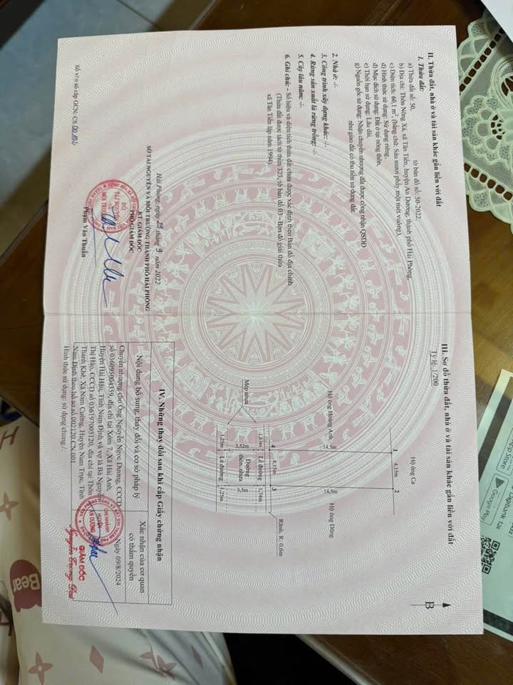 Đất nền TDP Bắc, phường An Dương 60m² giá 1.35 tỷ - Vị trí đẹp kinh doanh ngay!