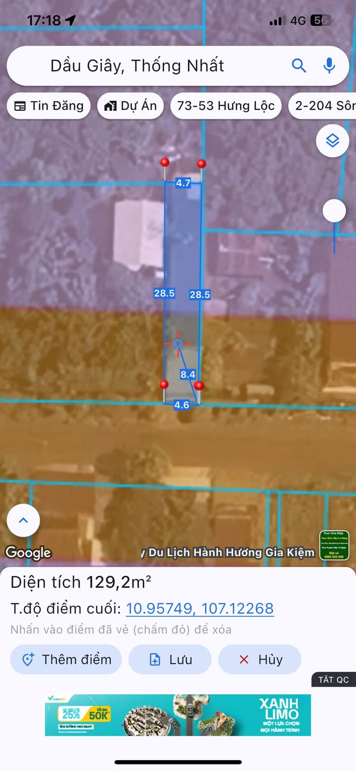 Nhà bán Ấp Ngô Quyền, xã Dầu Giây, 126m² giá 1 tỷ - Dân cư đông đúc!