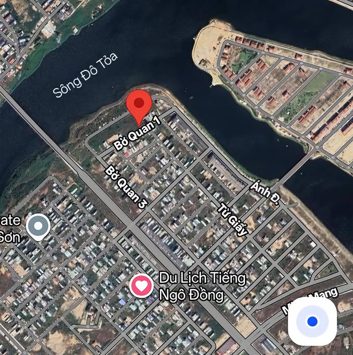 Đất nền Bờ Quan 1, Ngũ Hành Sơn 183m² giá 12 tỷ - Vị trí đắc địa gần sông và công viên!