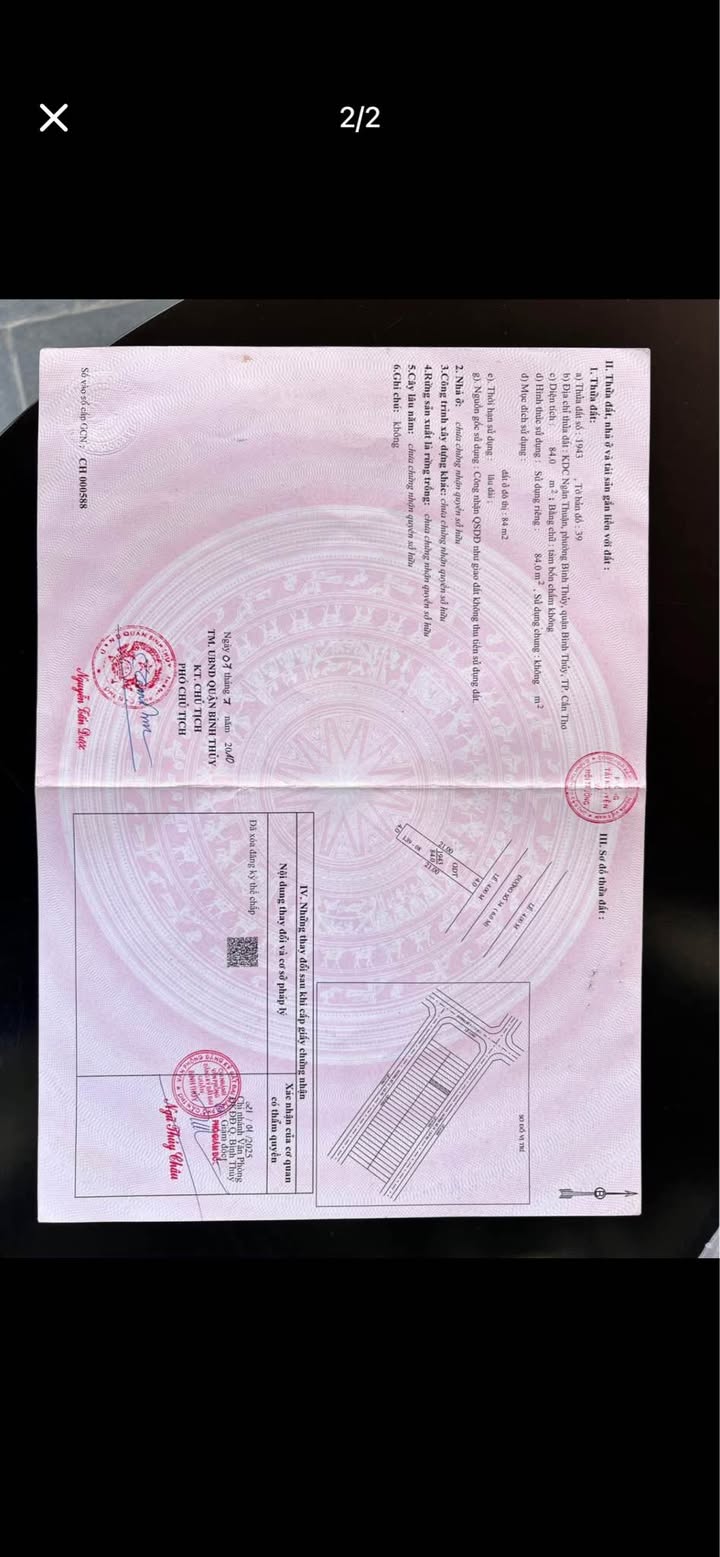 Đất nền KDC Ngân Thuận, Bình Thủy, Cần Thơ 84m² giá 1.75 tỷ - Cơ hội đầu tư hấp dẫn!