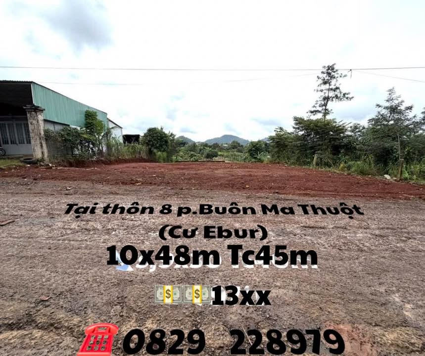 Đất thổ cư 480m² Thôn 8 Cư Êbur - Giá chỉ 1.003 tỷ, nở hậu tuyệt đẹp!