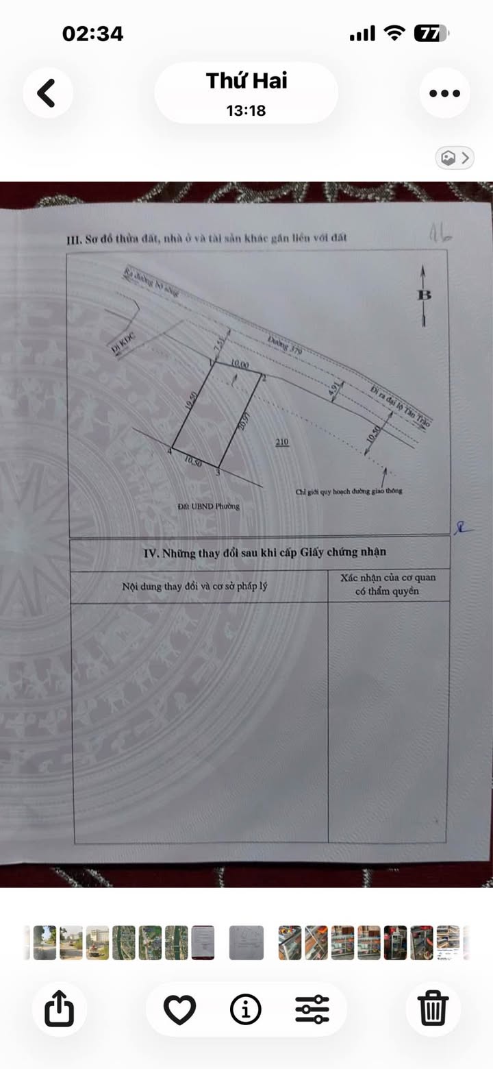 Đất thổ cư Nông Tiến, Tuyên Quang 205.1m² giá 4.5 tỷ - Vị trí đắc địa, pháp lý rõ ràng!